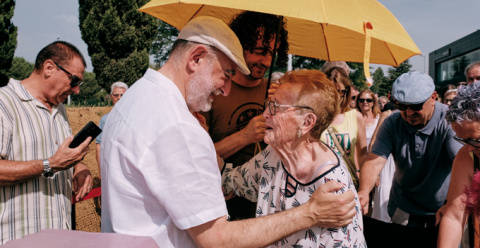 Acto de inauguraci&oacute;n del Puente de la Farigola (foto Ayuntamiento Barber&agrave; del Vall&egrave;s)
