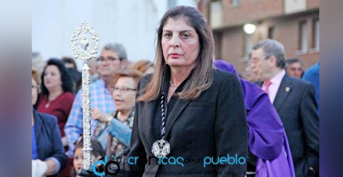 Carmen Rodas se despide como Hermana Mayor de la Hermandad del Santo Entierro y Nuestra Señora de los Dolores