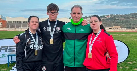 Dos oros y una plata en el Campeonato de Extremadura para los representantes montijanos