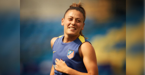 Carmen Menayo se despide del Atlético de Madrid