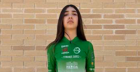Paula Molina participará con la Selección Extremeña Infantil de Ciclismo en el Campeonato de España