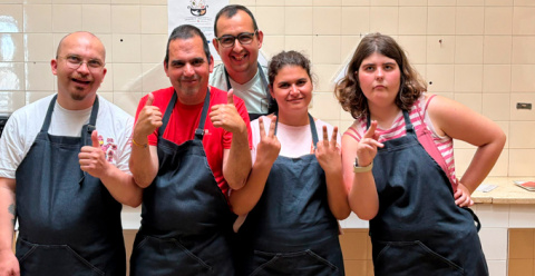 Cinco usuarios de Plena Inclusión Montijo participan en el proyecto 