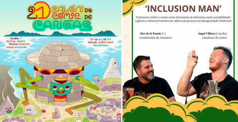 Álex de la Fuente y Ángel Villares intervendrán en la Salón del Cómic de Cangas