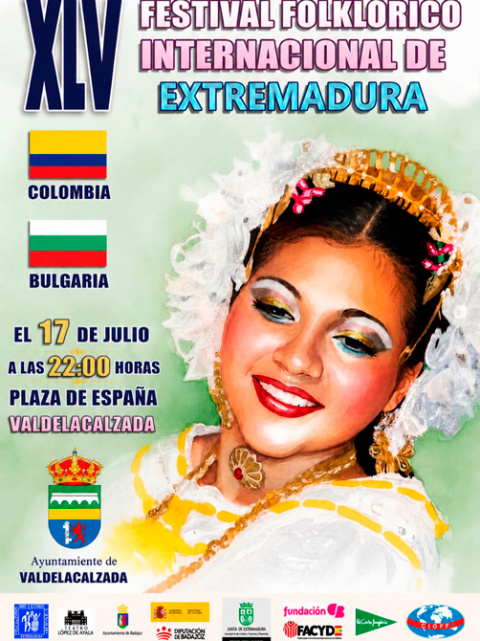 Valdelacalzada acoge la celebración del XLV Festival Folklórico Internacional de Extremadura