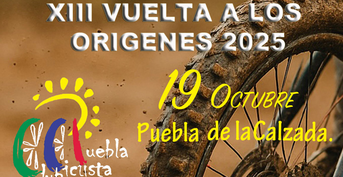 Puebla de la Calzada se prepara para la XIII Ruta MTB Vuelta a los Orígenes 2025
