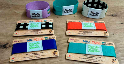 Pulseras con tecnología NFC para prevenir el acoso y dar seguridad