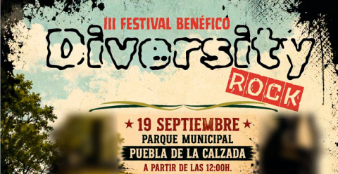 Más Rock. Más empatía. Menos barreras”. III Festival Diverstiy Rock en Puebla de la Calzada