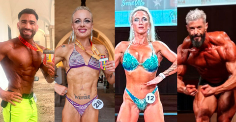 Varios atletas de Montijo participaron en el Campeonato de España de IFBB