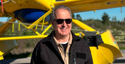 Antonio Maza Piñero, Piloto de extinción de incendios forestales